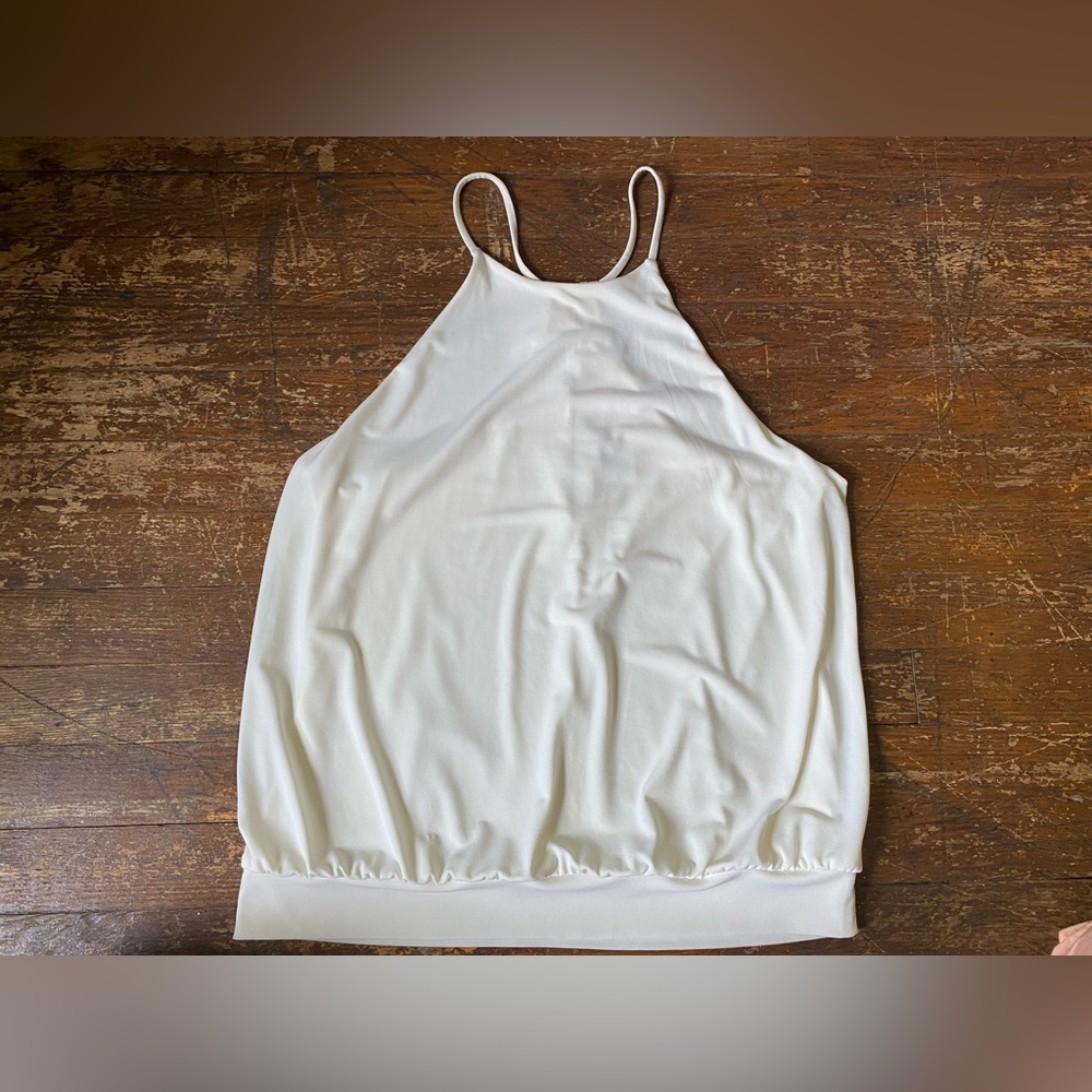 Express Creamy White Tank Blouse Size MD